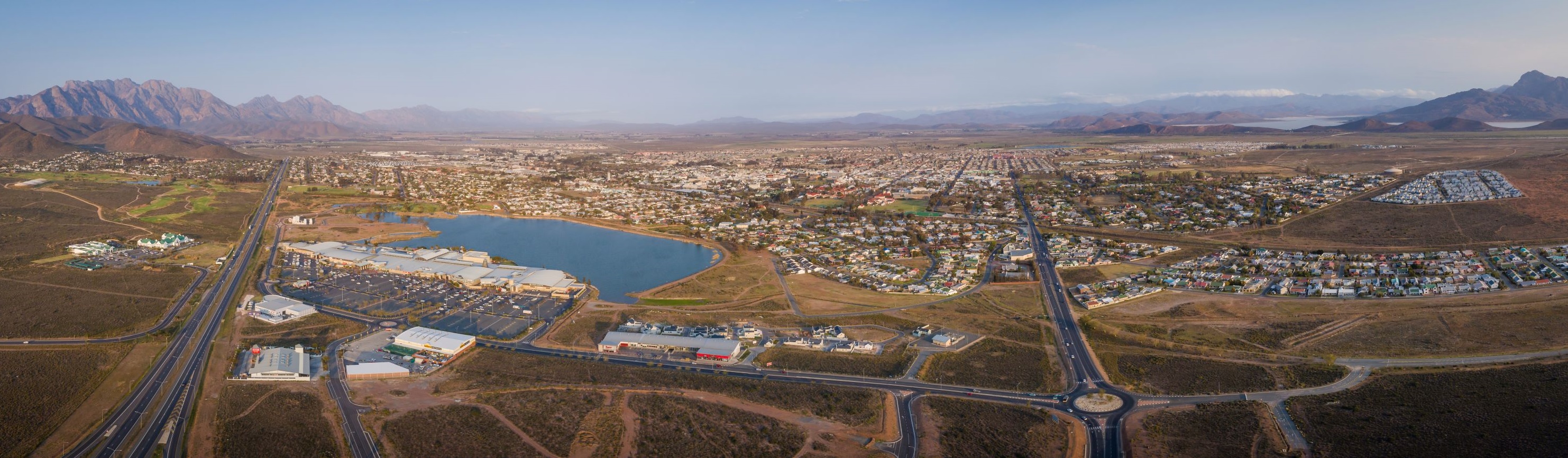 Worcester South Africa arial view